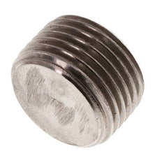 G 3/8'' Stainless steel Closing plug with Inner Hex without collar 40 Bar