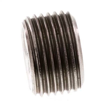 G 3/8'' Stainless steel Closing plug with Inner Hex without collar 40 Bar