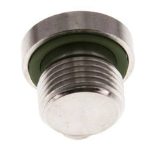 G 3/8'' Male Stainless steel Closing plug with Inner Hex and FKM Seal 400 Bar