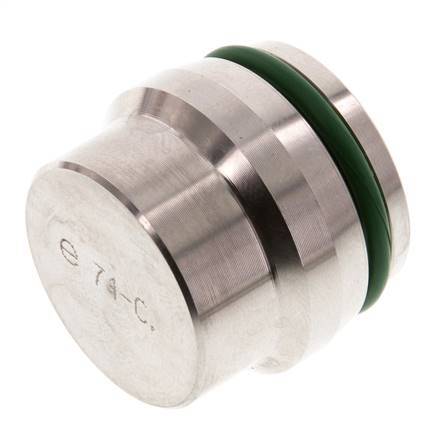 25S Stainless steel Closing Plug for Cutting Ring Fittings 400 Bar DIN 2353