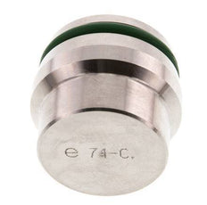 25S Stainless steel Closing Plug for Cutting Ring Fittings 400 Bar DIN 2353