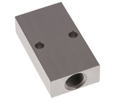 2xG 3/8'' x 2xG 1/4'' Aluminium Distributor Block One-sided 16 Bar