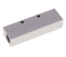 2xG 3/8'' x 3xG 1/8'' Aluminium Distributor Block One-sided 16 Bar