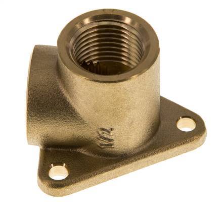G 1/2'' Brass Wall mounted 2-way Air Junction 16 Bar