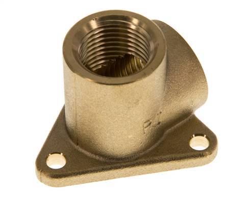 G 1/2'' Brass Wall mounted 2-way Air Junction 16 Bar
