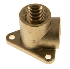 G 1/2'' Brass Wall mounted 2-way Air Junction 16 Bar