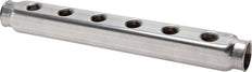 2xG 1'' x 10xG 1/2'' Stainless steel Distributor Block Double-sided 10 Bar