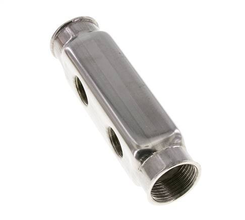 2xG 1'' x 2xG 1/2'' Stainless steel Distributor Block One-sided 10 Bar