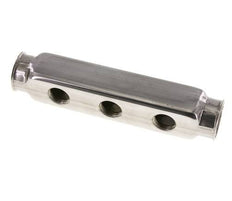 2xG 1'' x 6xG 1/2'' Stainless steel Distributor Block Double-sided 10 Bar