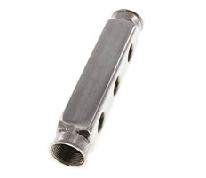 2xG 1'' x 6xG 1/2'' Stainless steel Distributor Block Double-sided 10 Bar