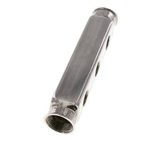 2xG 1'' x 6xG 1/2'' Stainless steel Distributor Block Double-sided 10 Bar