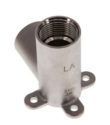 G 3/4'' Stainless steel Wall mounted 2-way Air Junction 16 Bar