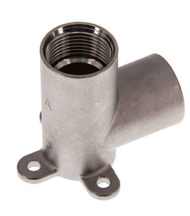 G 3/4'' Stainless steel Wall mounted 2-way Air Junction 16 Bar