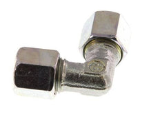 5LL Zinc plated Steel 90 deg Elbow Cutting ring 100 Bar DIN 2353