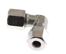 5LL Zinc plated Steel 90 deg Elbow Cutting ring 100 Bar DIN 2353