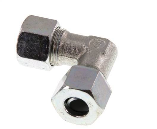 12S Zinc plated Steel 90 deg Elbow Cutting ring 630 Bar DIN 2353