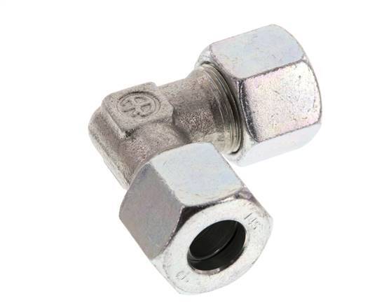 14S Zinc plated Steel 90 deg Elbow Cutting ring 630 Bar DIN 2353
