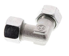 16S Zinc plated Steel 90 deg Elbow Cutting ring 400 Bar DIN 2353