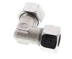 16S Zinc plated Steel 90 deg Elbow Cutting ring 400 Bar DIN 2353