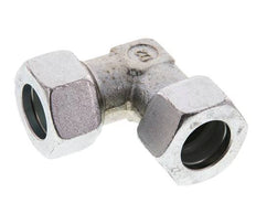 22L Zinc plated Steel 90 deg Elbow Cutting ring 160 Bar DIN 2353