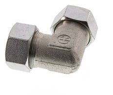 38S Zinc plated Steel 90 deg Elbow Cutting ring 315 Bar DIN 2353