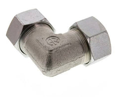 38S Zinc plated Steel 90 deg Elbow Cutting ring 315 Bar DIN 2353