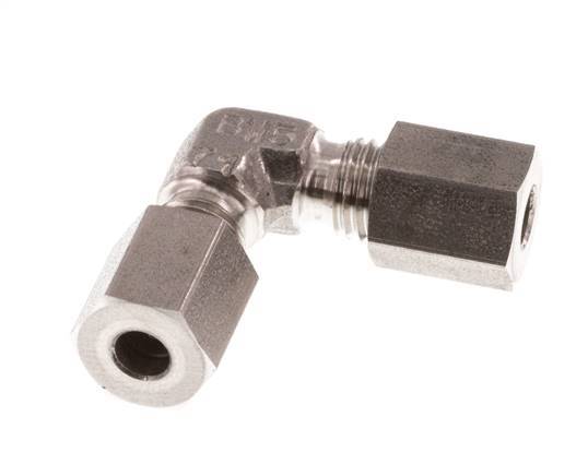 4LL Stainless steel 90 deg Elbow Cutting ring 100 Bar DIN 2353