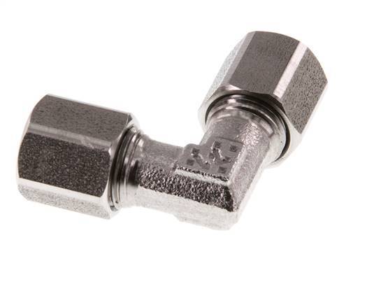 6LL Stainless steel 90 deg Elbow Cutting ring 100 Bar DIN 2353