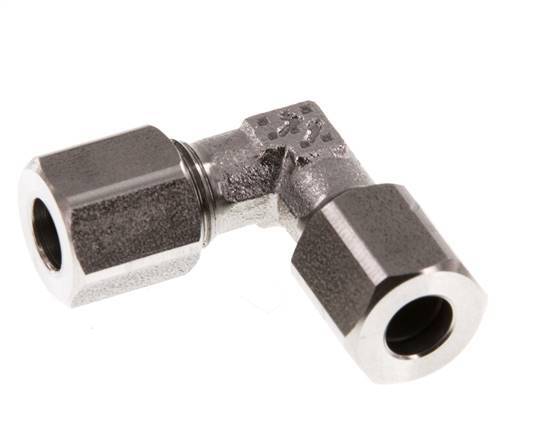 6LL Stainless steel 90 deg Elbow Cutting ring 100 Bar DIN 2353