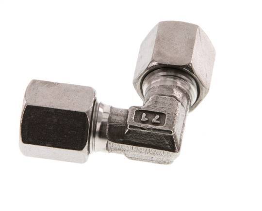 6S Stainless steel 90 deg Elbow Cutting ring 630 Bar DIN 2353