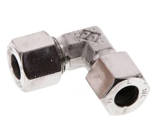 10L Stainless steel 90 deg Elbow Cutting ring 315 Bar DIN 2353