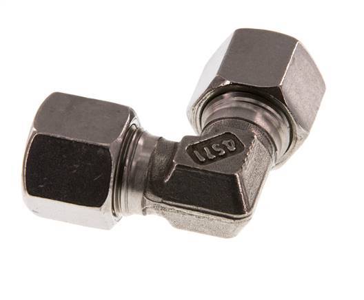 10S Stainless steel 90 deg Elbow Cutting ring 630 Bar DIN 2353