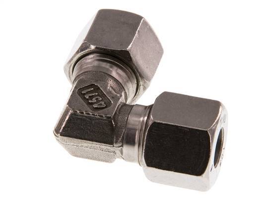 10S Stainless steel 90 deg Elbow Cutting ring 630 Bar DIN 2353