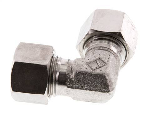 12L Stainless steel 90 deg Elbow Cutting ring 315 Bar DIN 2353