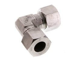 16S Stainless steel 90 deg Elbow Cutting ring 400 Bar DIN 2353