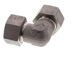 25S Stainless steel 90 deg Elbow Cutting ring 400 Bar DIN 2353