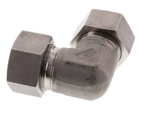 30S Stainless steel 90 deg Elbow Cutting ring 400 Bar DIN 2353