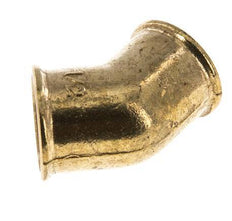Rp 1/2'' Brass 45 deg Elbow Fitting 16 Bar