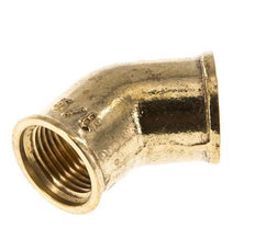 Rp 3/8'' Brass 45 deg Elbow Fitting 16 Bar