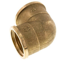 G 1'' Brass 90 deg Elbow Fitting 16 Bar
