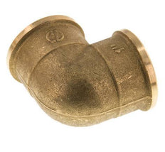 G 1'' Brass 90 deg Elbow Fitting 16 Bar