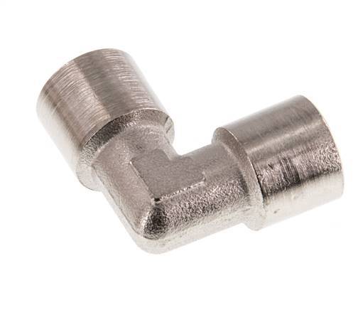 G 1/4'' Nickel plated Brass 90 deg Elbow Fitting 16 Bar [2 Pieces]