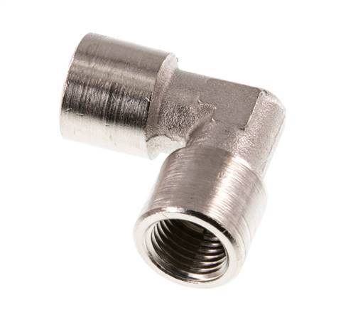 G 1/4'' Nickel plated Brass 90 deg Elbow Fitting 16 Bar [2 Pieces]