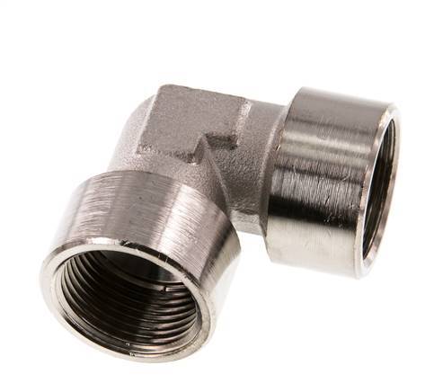 G 3/4'' Nickel plated Brass 90 deg Elbow Fitting 16 Bar