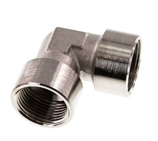 G 1'' Nickel plated Brass 90 deg Elbow Fitting 16 Bar