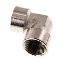 G 1'' Nickel plated Brass 90 deg Elbow Fitting 16 Bar