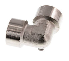 G 1'' Nickel plated Brass 90 deg Elbow Fitting 16 Bar