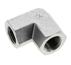 3/8'' NPT Zinc plated Steel 90 deg Elbow Fitting 210 Bar - Hydraulic