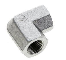 3/8'' NPT Zinc plated Steel 90 deg Elbow Fitting 210 Bar - Hydraulic