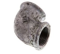 Rp 3/4'' Zinc plated Cast iron 90 deg Elbow Fitting 25 Bar [5 Pieces]